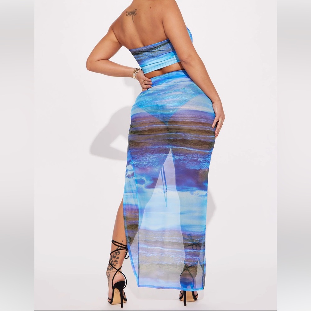 SERENITY MESH SKIRT SET - Picture 4 of 4